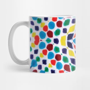 Dimond Dots Rainbow Tie Dye Mug